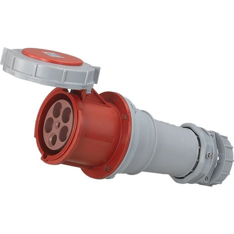 Prise industrielle mobile droite IP67 - 3P+N+T - 125A - 400V AC - Eur'Ohm