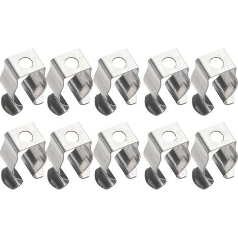Pince de serrage - 10 pièces, acier manganèse, base étroite (1/5)