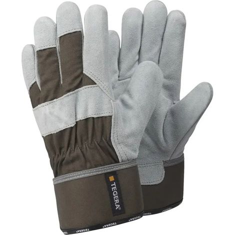 Gants de travail Tegera 51 cuir renforcés doublure partielle