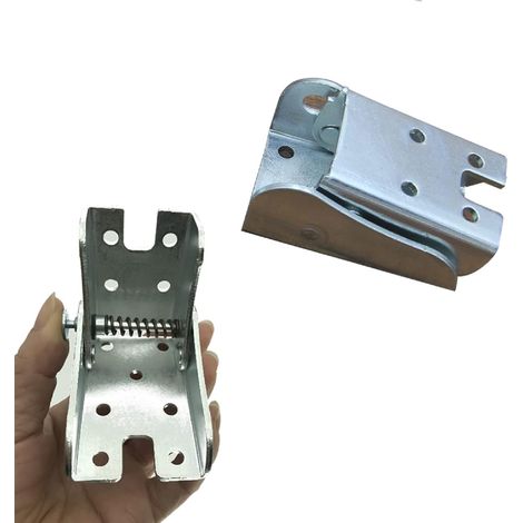 (argent)Avec vis,Lot de 2 supports de pieds pliables à verrouillage à 90° avec charnière autobloquante adaptée aux pieds pliants, établis pliants et tables pliantes de cuisine (1/5)