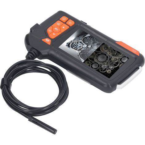 Endoscope industriel 4,5 pouces avec affichage numérique, étanche, enregistrement photo 1080p, objectif 8 mm, caméra d'inspection endoscopique, portée 10 m / 32,8 pieds (1/5)