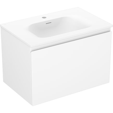 Mexen Orio mobile bagno 70 cm con lavabo Vela, 1 cassetto, bianco opaco - 91A10-07047-1-BF01-W23M01 (1/5)