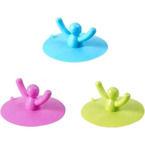 Bouchon d'évier, bouchon de baignoire en silicone, bouchon de baignoire avec poignée, bouchon pour baignoire bébé, bouchon d'évier, bonde de sol et bouchon de baignoire (1/5)