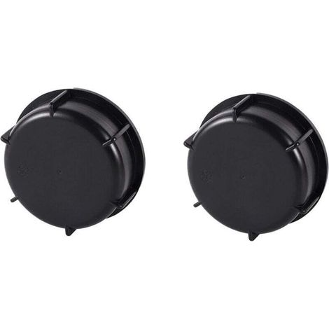 Lot de 2 S100x8 IBC Bouchon Cuve,Raccords Robinet Tuyau,Raccord Cuve 1000 litres,pour Vanne Cuve 1000l,Reservoir eau de Pluie,Conteneur (1/4)