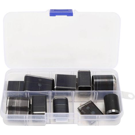 24 pièces poinçons creux pour cuir, trous ovales, ronds, carrés - Outil de perçage pour ceintures (1/5)