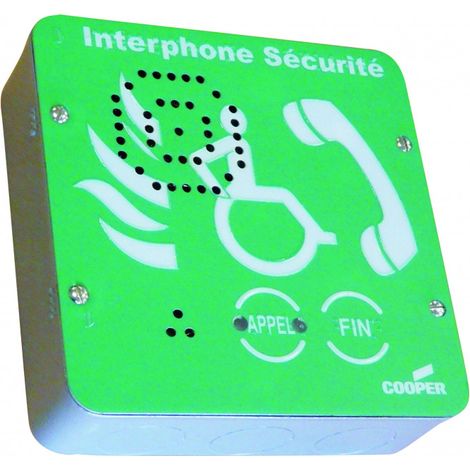 NTERPHONE EAS vert NUGELEC NUG36101