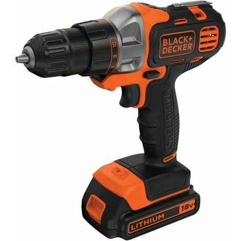 Black+Decker MT218K-QW trapano avvitatore 18V nero arancione