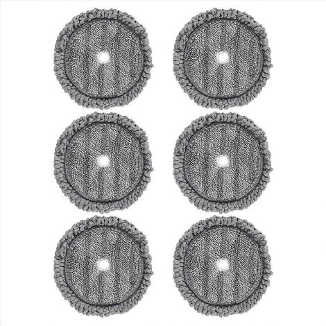 Lot de 6 lingettes de rechange pour balai vapeur LG A9, robot aspirateur laveur de sols. (1/5)