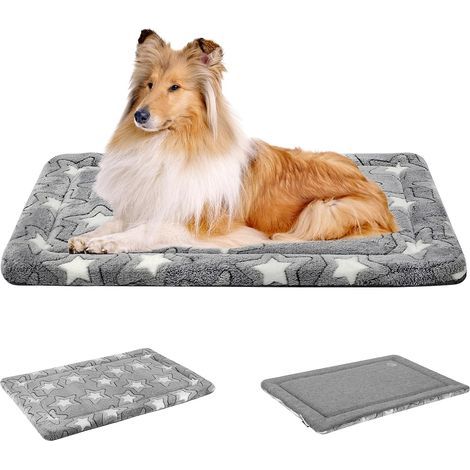 Reversible Dog Cushion, Washable Mat 122x76cm, High Density Foam Mattress for XL Cage (1/5)