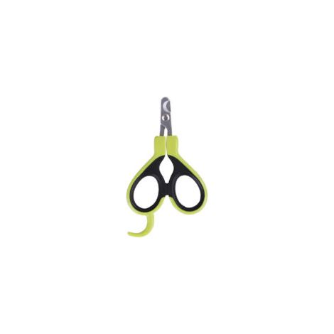 Ciseaux à ongles ergonomiques et précis pour chats et petits animaux, couleur verte (1/5)