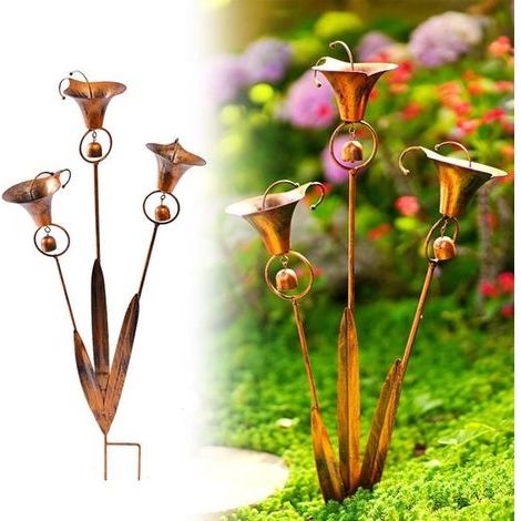 Gartenaufsatz – 26 x 11 x 61 cm – Gartendekoration – Wetterfahne für Garten und Balkon (1/5)