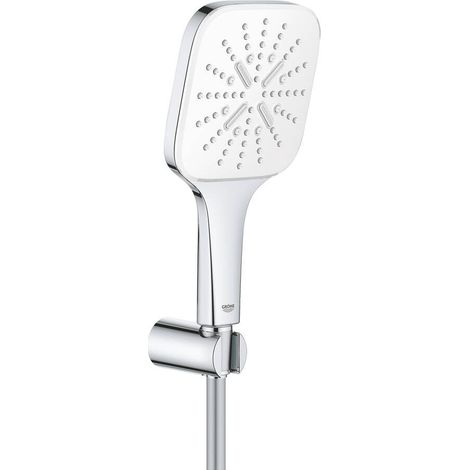 Grohe Rainshower SmartActive 130 Cube Conjunto de ducha con soporte 3 chorros White, 26589LS0