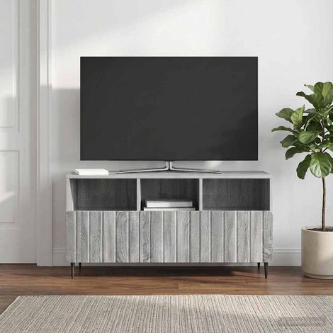 vidaXL Mobile TV Grigio Sonoma 102 x 34,5 x 50 cm Legno (1/5)