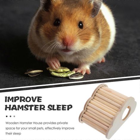 Cachette pour hamster, niche pour animaux de compagnie, cachette pour cochon d'Inde, cachette pour petits animaux, cage pour animaux de compagnie (1/3)