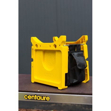 Centaure – Tablette porte-outils pour échafaudage – Accessoire robuste pour chantiers humides – Charge maximale 15 kg – 380493