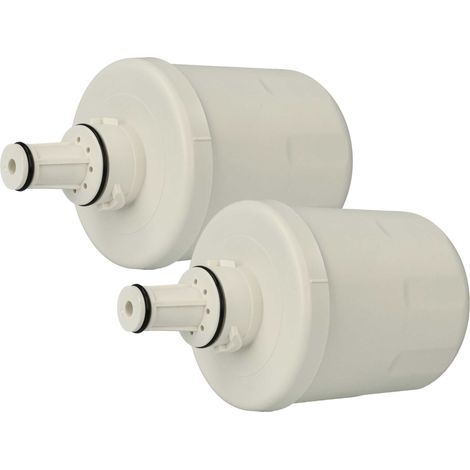 vhbw 2x filtro de agua, cartucho de filtro compatible con Samsung RS267LASH, RS269LARS, RS2666SL, RS267LABP, RS60DJSM1/XEG, RS-60DJSM frigoríficos