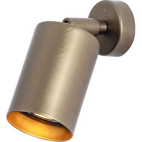 Plafonnier Orientable Pour Ampoule LED GU10 Bronze ZAMBELIS FS (1/2)