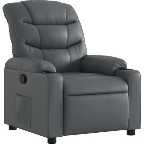 Maison Exclusive - Relaxsessel Grau Kunstleder