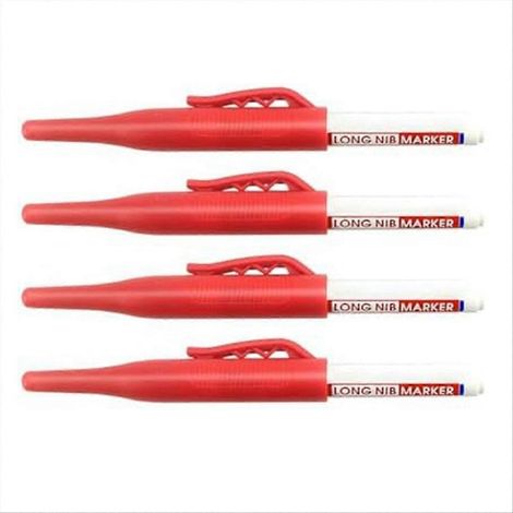 Marqueur de trou profond à tête longue, marqueurs métalliques pour acier rouge (1/5)
