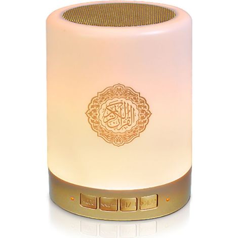 Veilleuse LED Coran couleur tactile connexion Bluetooth doré chambre salon éclairage