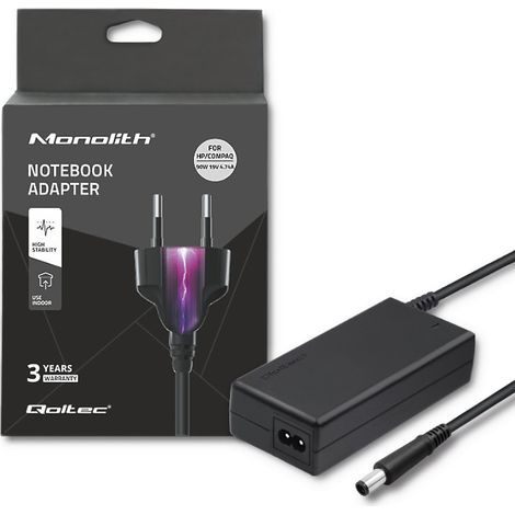Qoltec Netzteil für HP 90W 19V 4,74A 7,45,0+Pin (1/5)