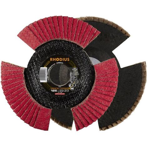 DISQUE SEGMENTÉ RHODIUS VISION SPEED 210647 Ø 125 MM Ø ALÉSAGE 22.23 MM GRAIN 120 1 PC(S) (1/5)