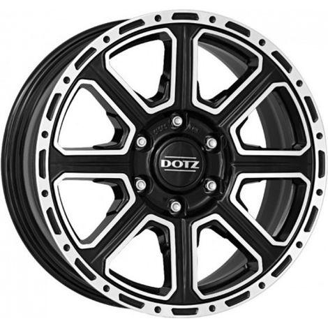 Jante DOTZ Acier Kalahari dark 17 pouces - 6 Trous - 8x17 6x139,7 ET30 AL93,1 (1/2)