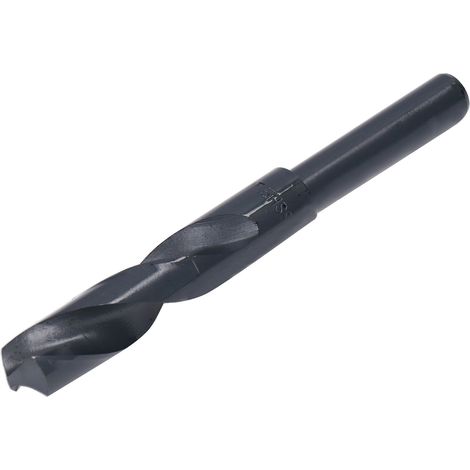 Foret à queue réduite en acier rapide noir, forets hélicoïdaux pour fer, queue de 1/2 pouce, 17,5 mm (1/5)