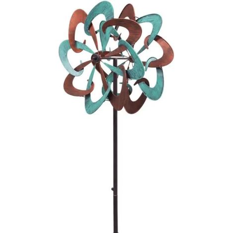 Elemento decorativo de jardín giro swirl duett rotores dobles 93 cm (1/2)