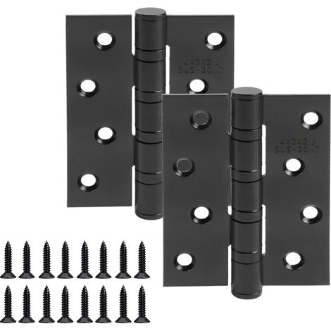 HBL' Charnière meuble inox 304 noire, lot de 6 (1/5)
