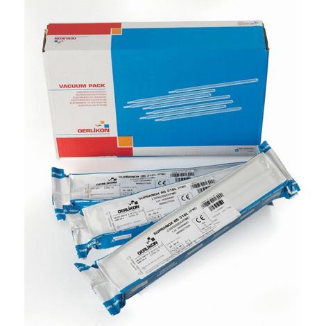 StabelektrodeSupranox308L 3,2x350mm hochlegiert rutil-umhüllt 4,2kg 120 Stk (1/2)