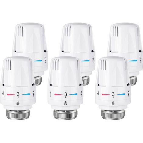 Tête De Radiateur Thermostatique - Filetage M30 X 1 5 - Pour Système De Chauffage Central - 6 Pièces (1/5)