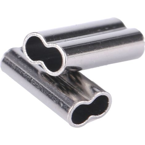 100 pièces 1,8mm ligne pêche manchons sertir connecteur tube cuivre 5 (1/2)