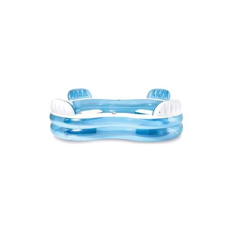 PISCINA GONFIABILE QUADRATA CENTER FAMILY +3 ANNI  cm.229x229x66  peso kg.6,65 (56475)    INTEX