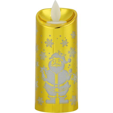 Bougie de Noël Innovante en Forme de Père Noël - Décoration Festive Lumineuse pour Maison (1/5)