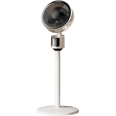 Ventilateur sur pied blanc 3 vitesses fonction silencieuse circulateur d'air avec base stable pour maison chambre salon bureau (1/5)