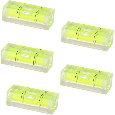Wasserwaage mini 5er-Set Libelle Camping Kameras 15x15x40 mm (1/5)