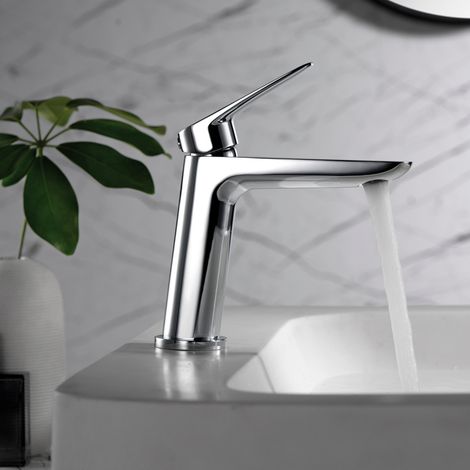 Imex - Grifo Monomando Lavabo Caño Bajo Cromado Serie Bélgica (1/5)