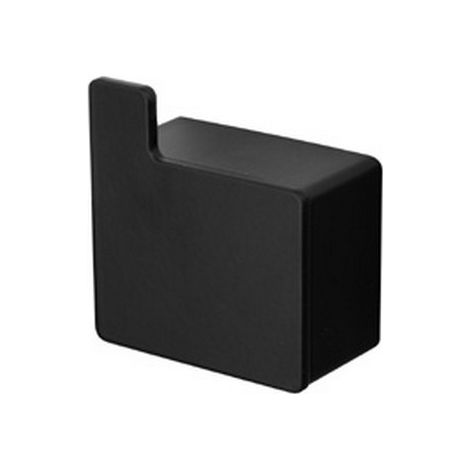 Appendino bagno gancio a sinistra in acciaio inox nero opaco  NUEVO-N kamalu