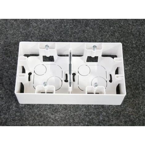 LEGRAND NILOÉ CADRE SAILLIE DOUBLE BLANC - 664799 (1/6)