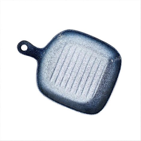 Plaque de cuisson en céramique pour four, plat à four, plat de cuisine occidentale, bleu (1/5)