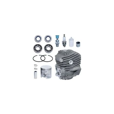 Cylindre-piston pour découpeuses Husqvarna K760 et K750, cylindre 51 mm, piston, vilebrequin, roulement, joint et bougie, kit 15 en 1, remplace 506 38 61-71-Crezuo