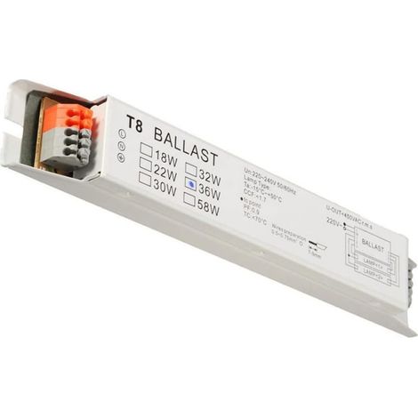 Ballast électronique T8 2x36W Tension largeur fluorescente start start énergétique de sauvegarde ballast lampe de la lampe,Ballast électronique, (1/5)