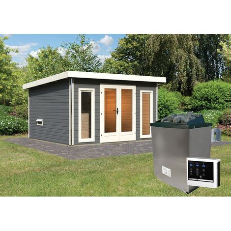 SH Mainburg 2 9KW ext.Strg. Set B in terragrau Tür bronz.