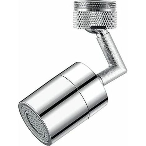 Robinet filtrant avec filtre à mailles à 4 couches, aérateur de robinet rotatif anti-éclaboussures, universel à 720 degrés (1/5)