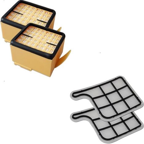 Filtro de 2 piezas + placa del motor para accesorios de aspiradora Vorwerk VK135/VK136 (1/4)