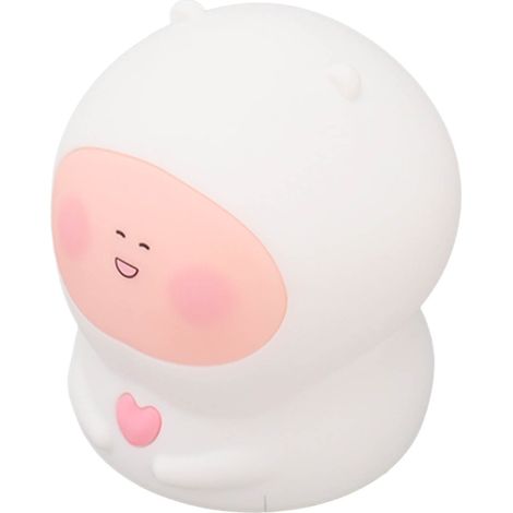 Lampe tactile USB Fat Peach Night avec fonction minuterie, lampe tactile intelligente en silicone coloré pour chambre d'adolescente (1/5)
