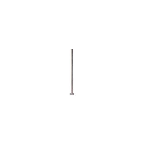 [QUALITE FRANCAISE] - Poteau DEPART pour montage TRAVERSANT câbles et verre - Hauteur 970mm Diamètre Ø42,4mm - Inox 316
