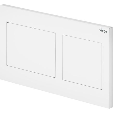 Viega Visign for Style 21 WC-Betätigungsplatte 8611.1, Kunststoff, Weiß matt (1/4)
