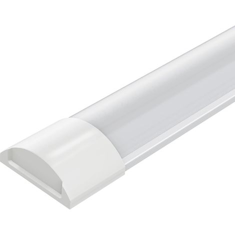 Réglette LED intégrée 150cm - 1 unité - Acier et PMMA - Éclairage 4000K 4800lm - Pour garage atelier cave - Blanc neutre 150cm (1/5)